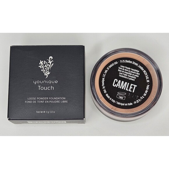 New Younique Touch Loose Powder Foundation Camlet .32oz New in Box - Picture 1 of 5
